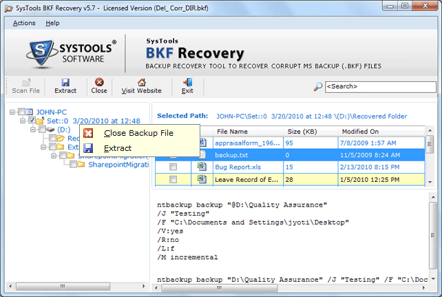 BKF Data Recovery 5.7