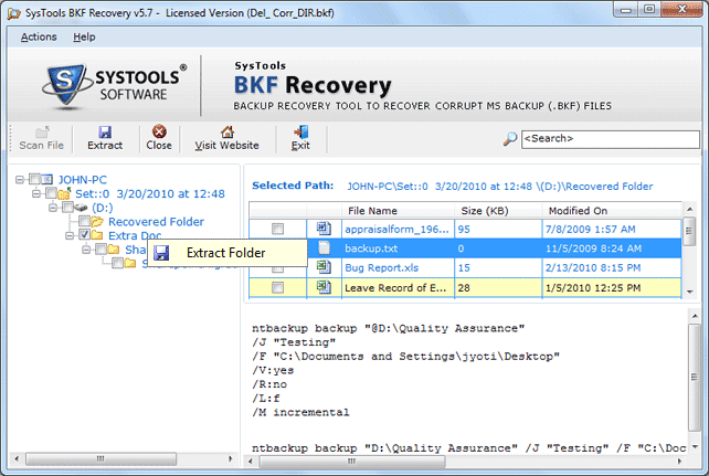 Solution for Repair BKF 5.7